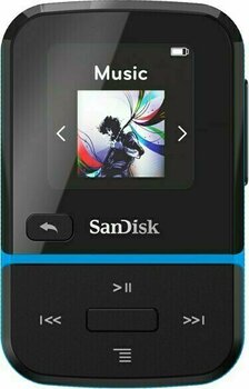 Lecteur de musique portable SanDisk MP3 Clip Sport GO 16 GB Bleu - 1
