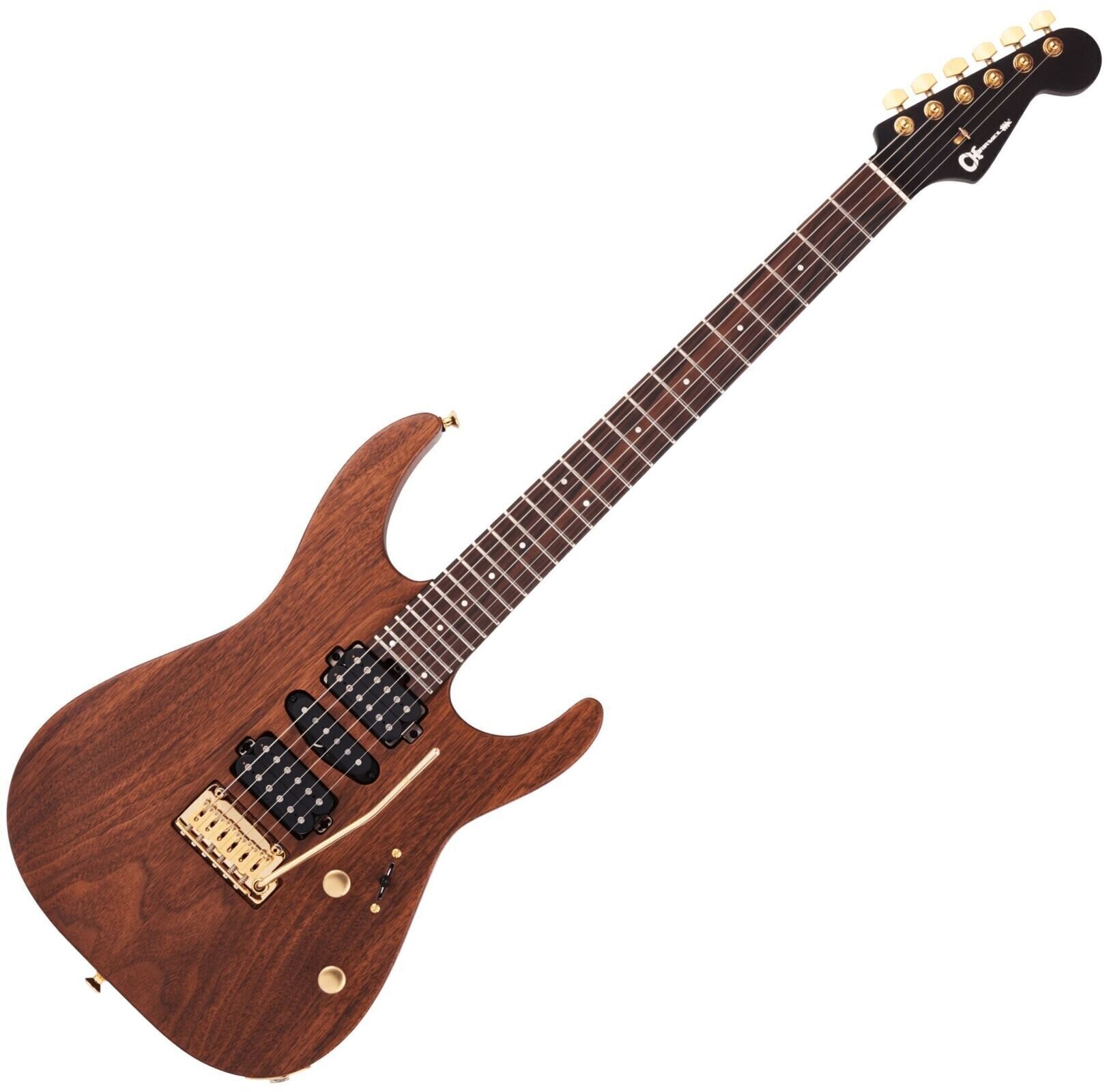 Elektrische gitaar Charvel MJ DK24 HSH 2PT Mahogany EB Natural