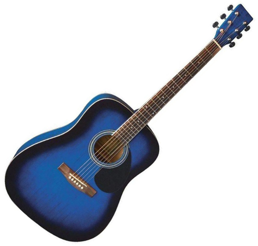 Dreadnought Guitar VGS PS501315 Acoustic Guitar vgs D-10 Blueburst
