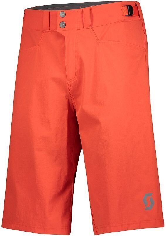 Pantaloncini e pantaloni da ciclismo Scott Trail Flow Fiery Red L Pantaloncini e pantaloni da ciclismo