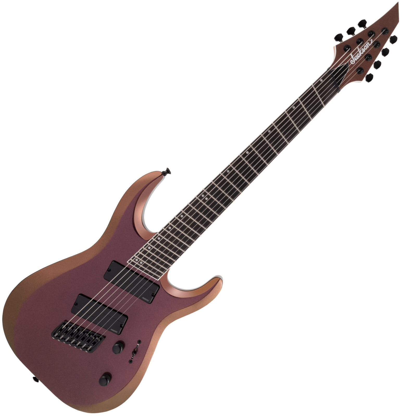 Guitarra elétrica de 7 cordas Jackson Pro Series Dinky DK Modern HT7 MS EB Eureka Mist