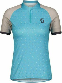 Odzież kolarska / koszulka Scott Women's Endurance 30 S/SL Golf Breeze Blue/Blush Pink S - 1