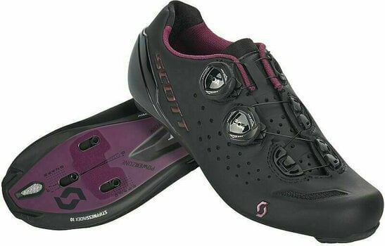 Ženski kolesarski čevlji Scott Road RC Black/Nitro Purple 36 Ženski kolesarski čevlji - 1