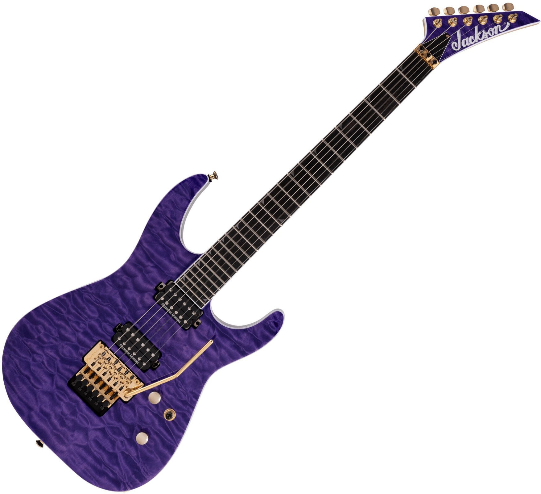 Guitare électrique Jackson Pro Series Soloist SL2Q MAH EB Transparent Purple Burst