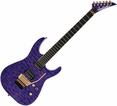 E-Gitarre Jackson Pro Series Soloist SL2Q MAH EB Transparent Purple Burst - 1