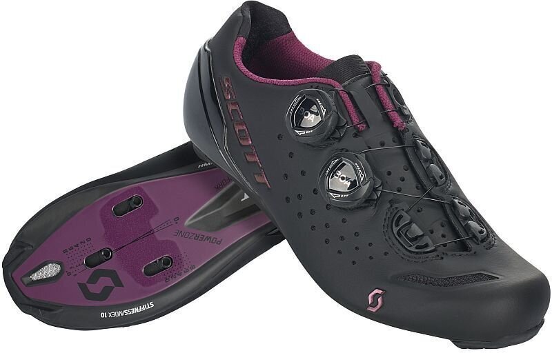 Damen Fahrradschuhe Scott Road RC Black/Nitro Purple 38 Damen Fahrradschuhe