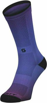 Чорапи за колоездене Scott Performance Supersonic Edt. Black/Drift Purple 39-41 Чорапи за колоездене - 1