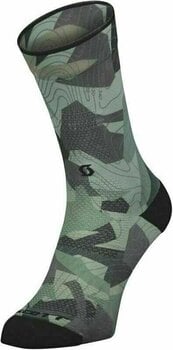 Чорапи за колоездене Scott Camo Map Dark Grey/Black 45-47 Чорапи за колоездене - 1