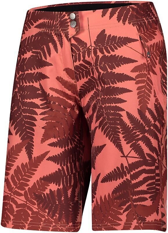 Fietsbroeken en -shorts Scott Trail Flow Pro Rust Red XS Fietsbroeken en -shorts