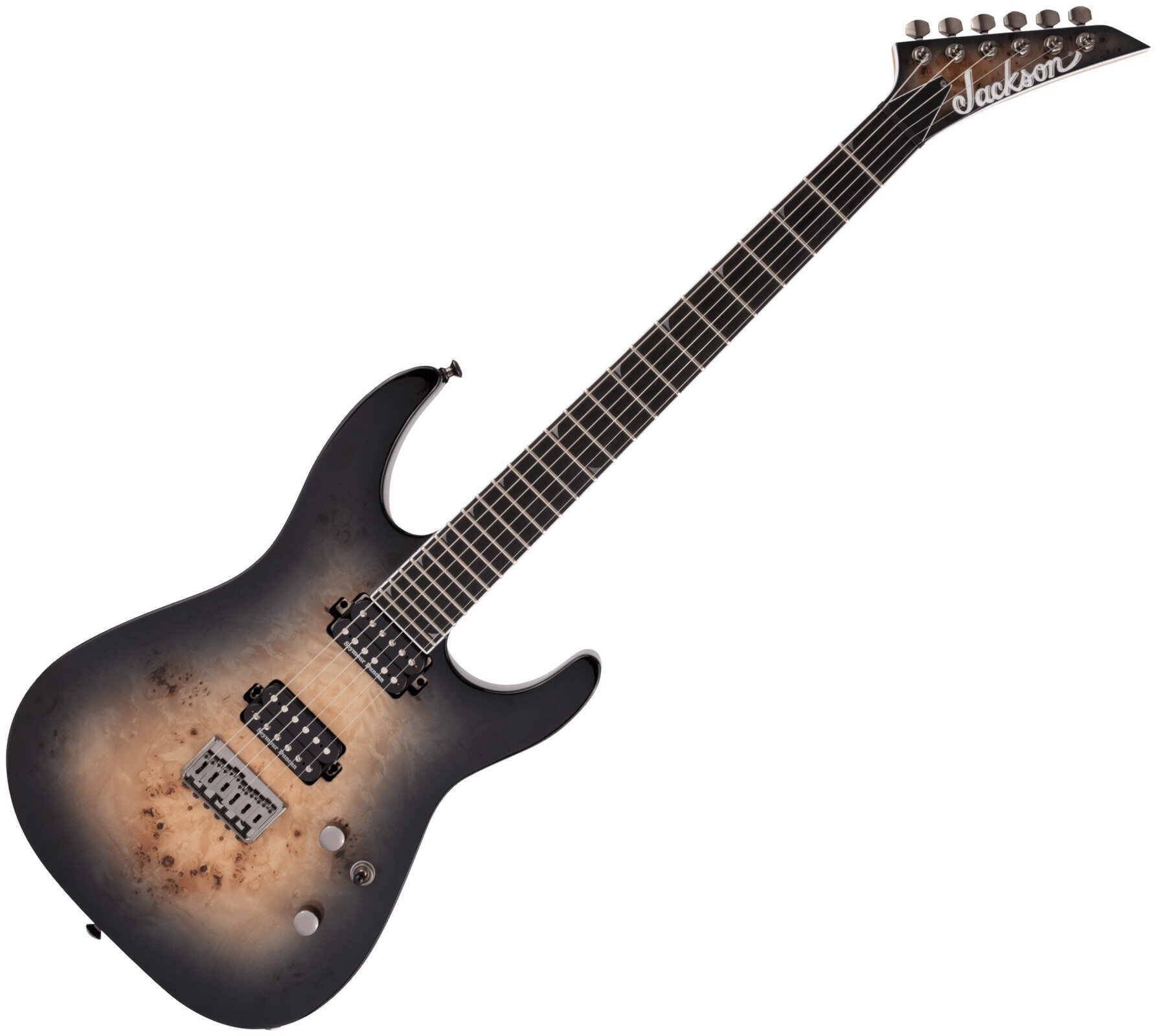 Guitarra elétrica Jackson Pro Series Soloist SL2P MAH HT EB Transparent Black Burst
