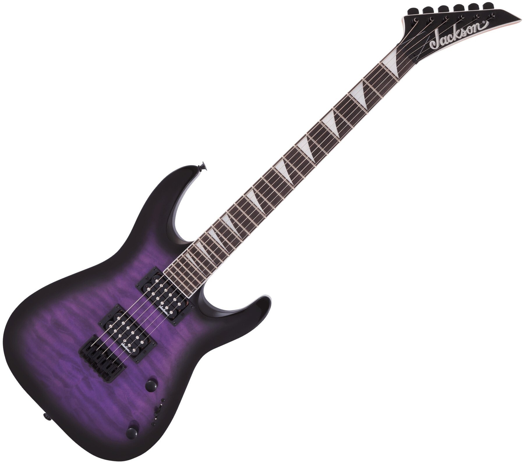 Guitare électrique Jackson JS Series Dinky Arch Top JS32Q DKA HT AH Transparent Purple Burst