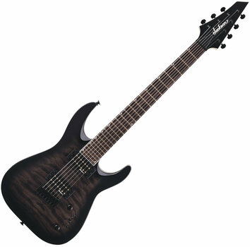 E-Gitarre Jackson JS Series Dinky Arch Top JS22Q-7 DKA HT AH Transparent Black Burst - 1