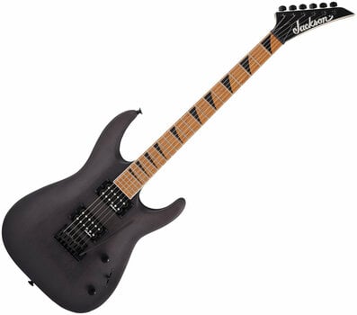 Guitare électrique Jackson JS Series Dinky Arch Top JS24 DKAM Caramelized MN Black Satin - 1
