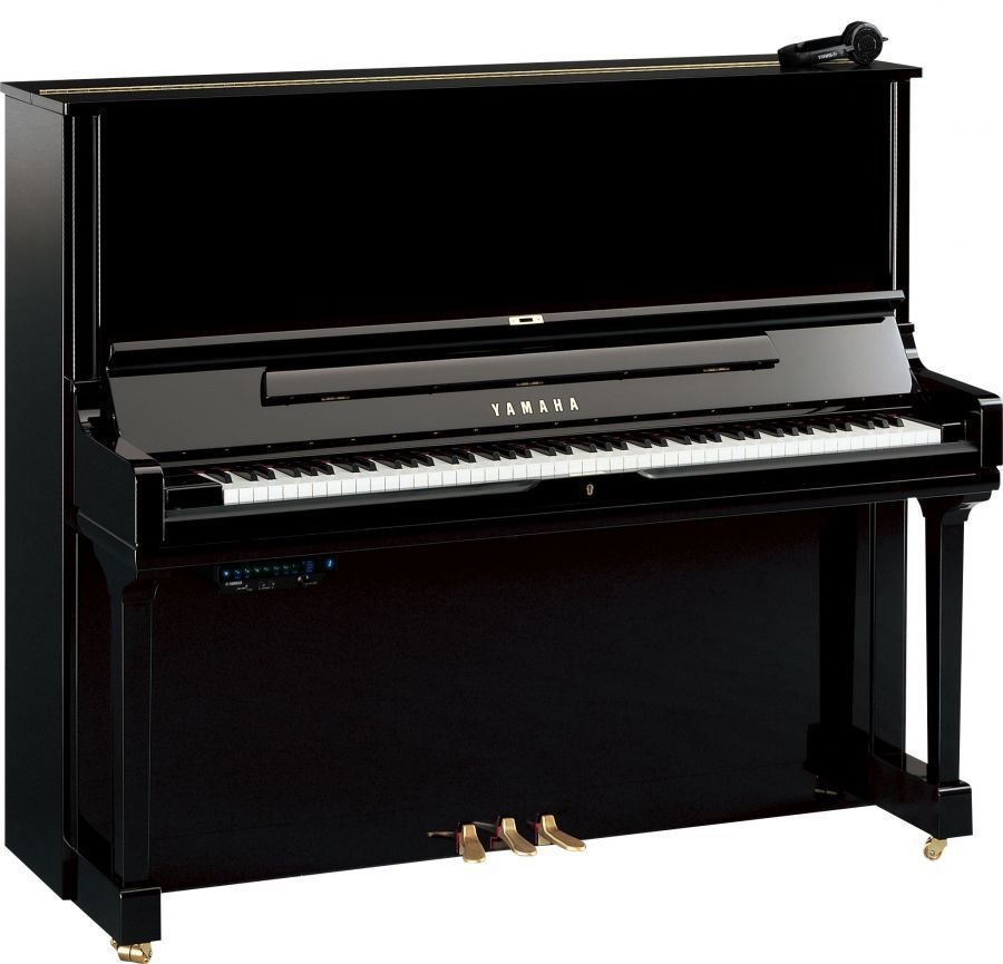Piano numérique Yamaha YUS3 SH Silent Upright Piano Polished Ebony