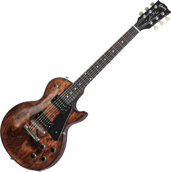 Guitare électrique Gibson Les Paul Faded T 2017 Nickel Worn Brown - 1