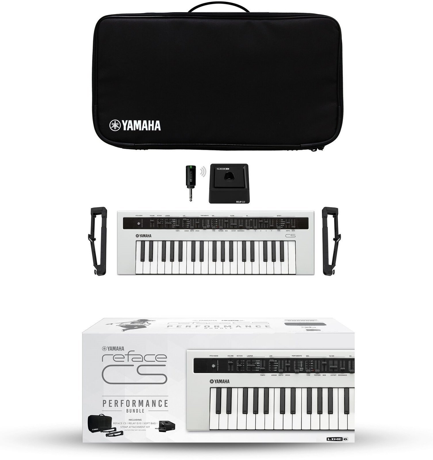 Synthesizer Yamaha Reface CS Performance Bundle