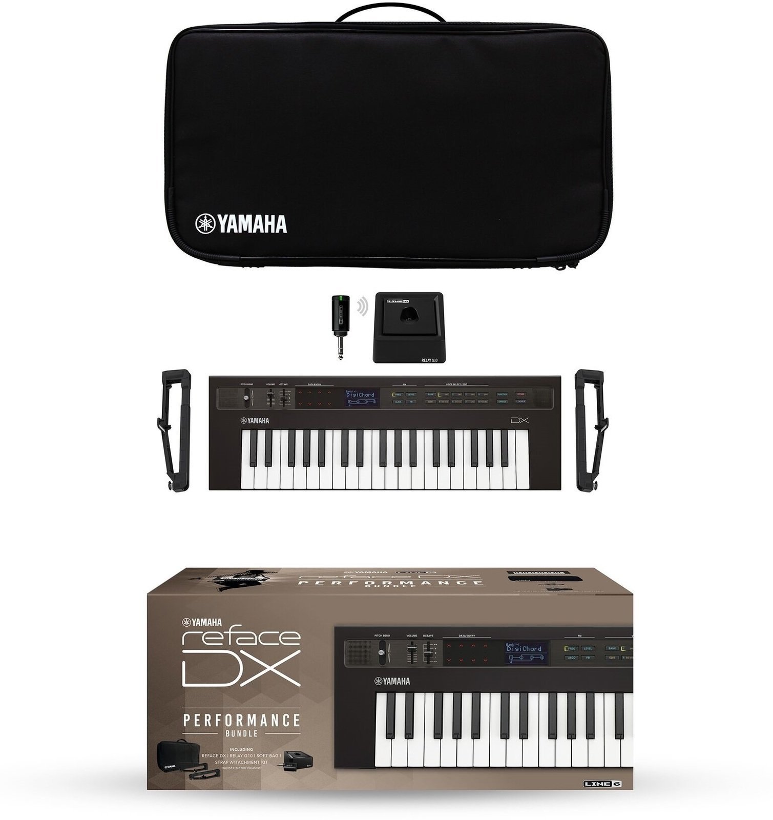 Synthesizer Yamaha Reface DX Performance Bundle