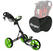 Handmatige golftrolley Clicgear 3,5+ Charcoal/Lime Handmatige golftrolley