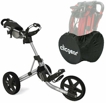 Ročni voziček za golf Clicgear 3,5+ Silver Ročni voziček za golf - 1
