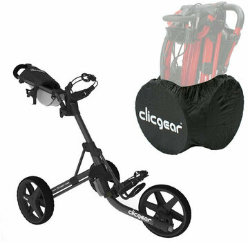 Manuální golfové vozíky Clicgear 3,5+ Silver Manuální golfové vozíky - 1