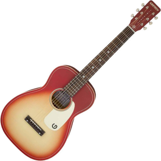 Akoestische gitaar Gretsch G9500-CHFB Jim Dandy Chieftain Red Burst