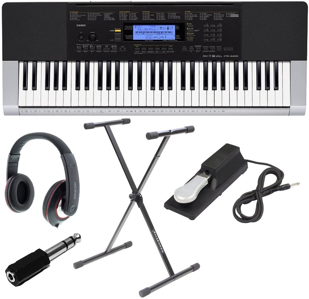 Keyboard met aanslaggevoeligheid Casio CTK4400 Set