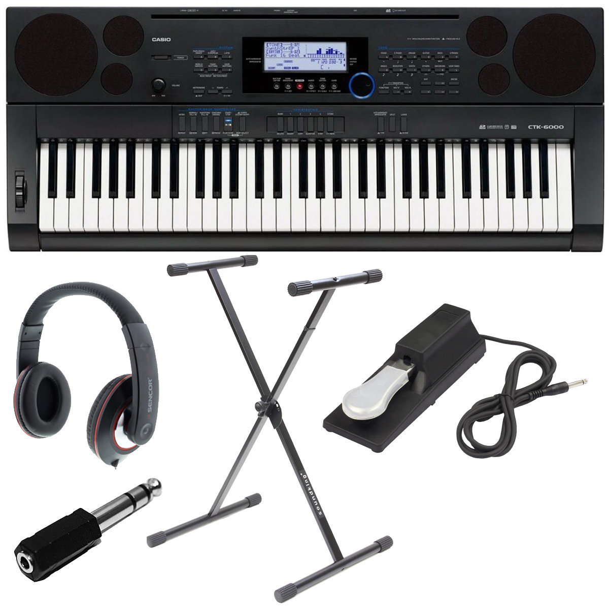 Keyboard s dynamikou Casio CTK6200 Set