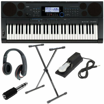 Keyboard mit Touch Response Casio CTK6200 Set - 1