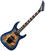 Guitarra elétrica Jackson MJ Series Dinky DKRP EB Transparent Blue Burst (Apenas desembalado)