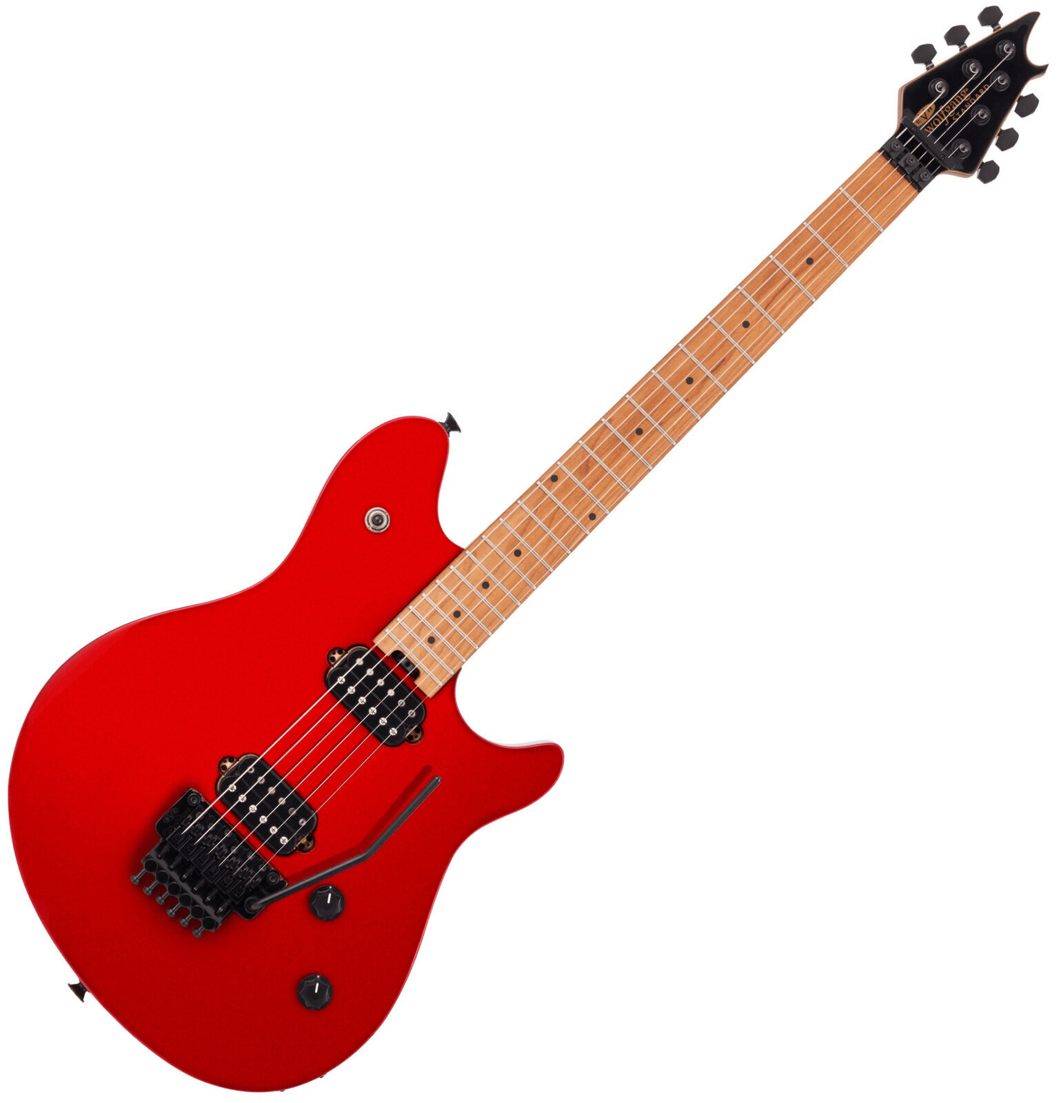 Elektrische gitaar EVH Wolfgang Standard Baked MN Stryker Red