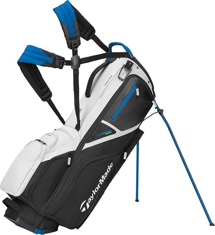 Saco de golfe TaylorMade Flextech Crossover Blue-Preto-Branco Saco de golfe