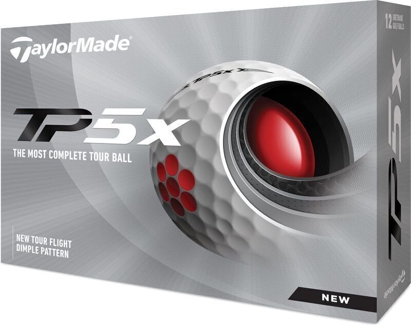 TaylorMade TP5x Balles de golf White unisex