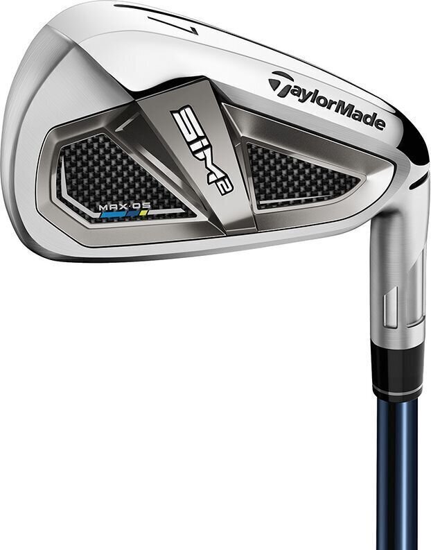 Стик за голф - Метални TaylorMade SIM2 Max OS Irons 6-PW Right Hand Lady