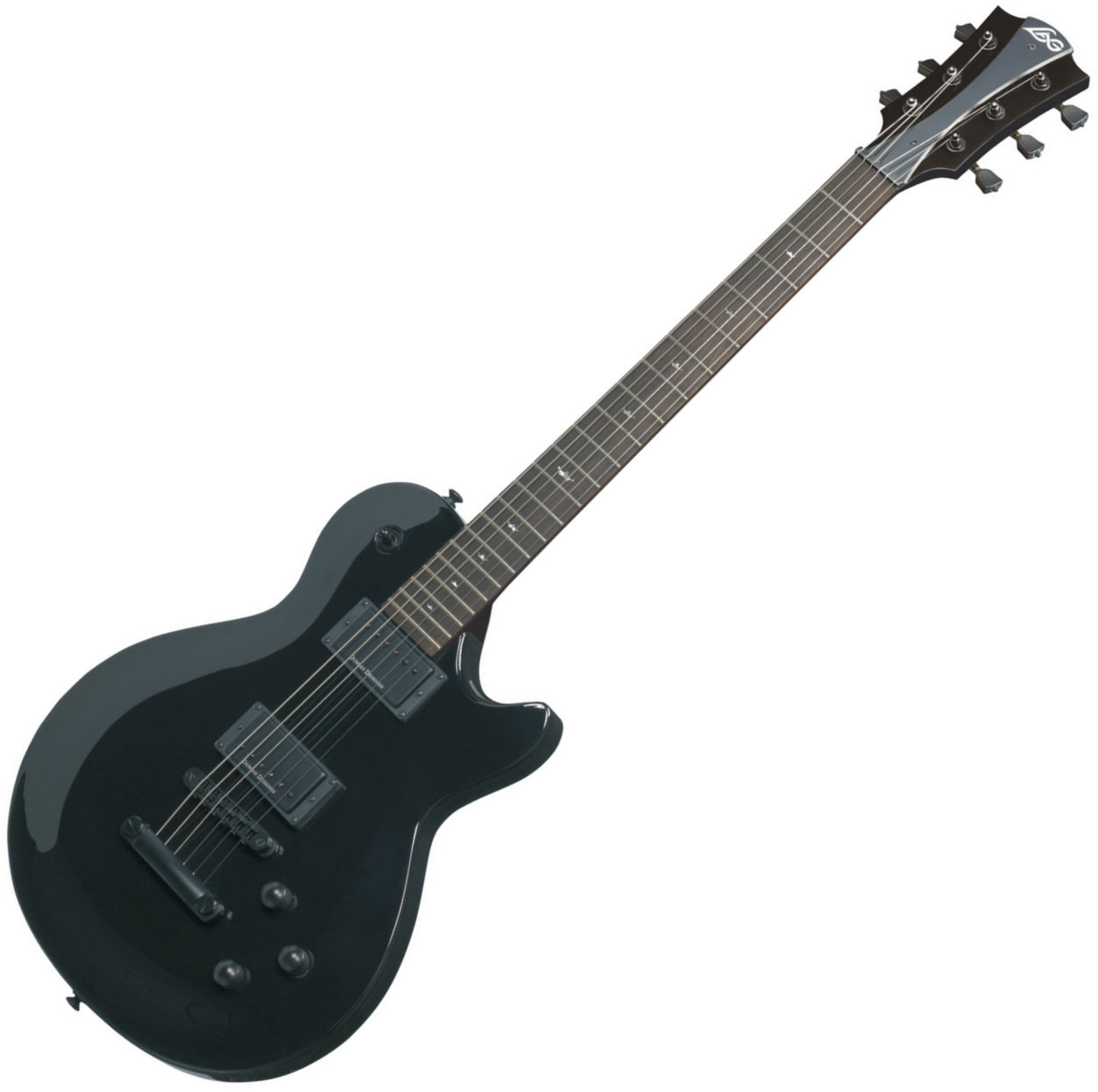 Elektrikitarr LAG I200 Black Shadow Gloss Elektrikitarr