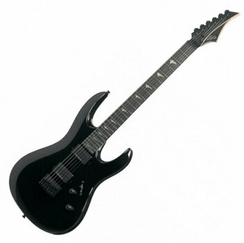Elektromos gitár LAG A100 Black Gloss - 1
