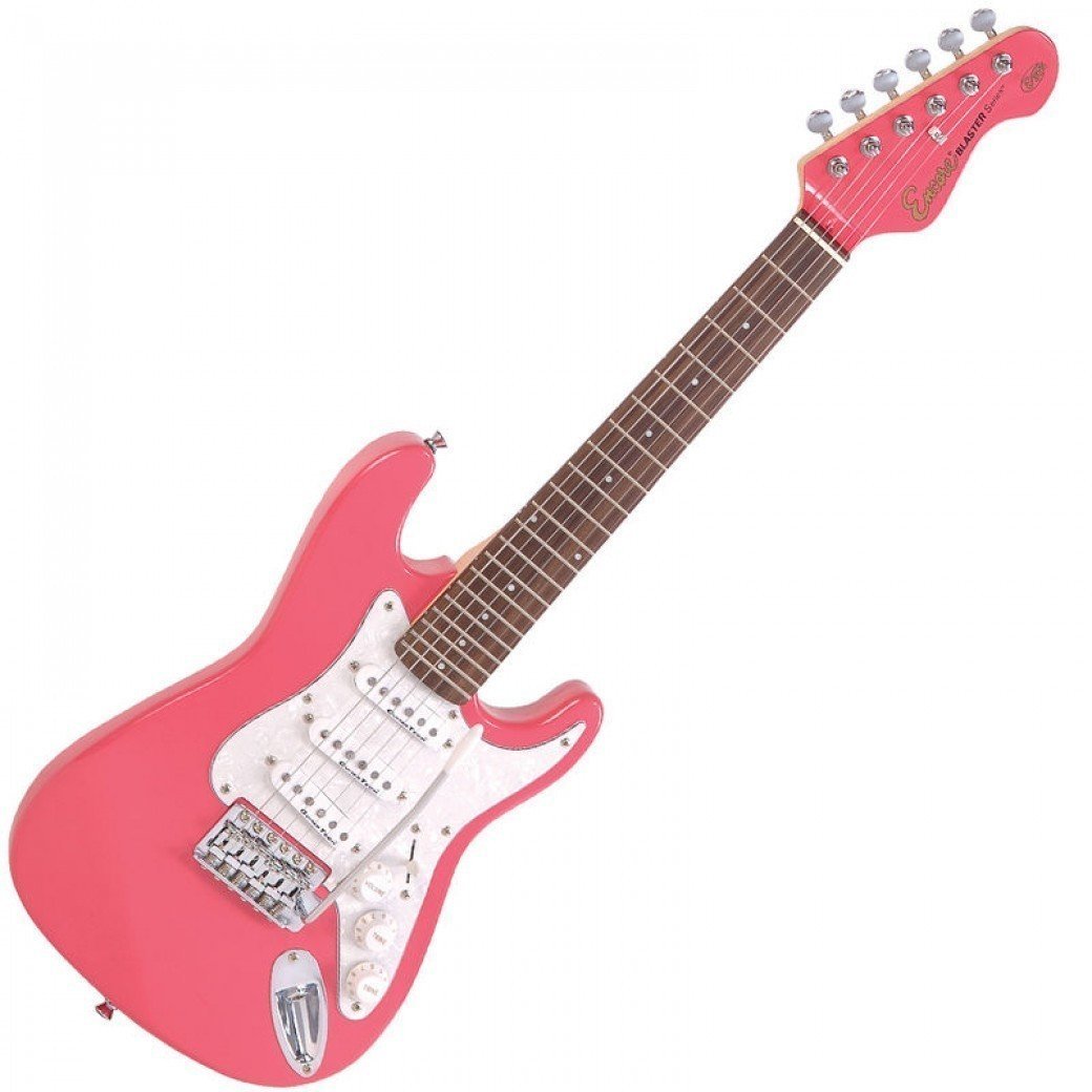 Elektriska gitarrer Encore E375 Gloss Pink