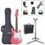 Elektriska gitarrer Encore EBP-E375 Gloss Pink