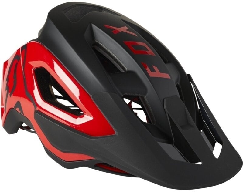 Capacete de bicicleta FOX Speedframe Pro Helmet Black/Red M Capacete de bicicleta