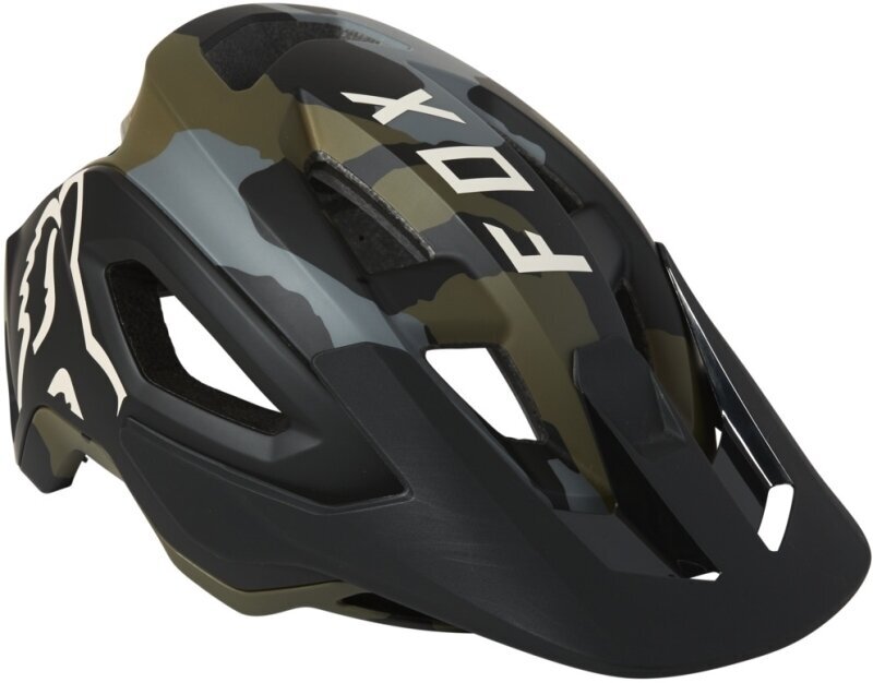 Capacete de bicicleta FOX Speedframe Pro Helmet Green Camo S Capacete de bicicleta