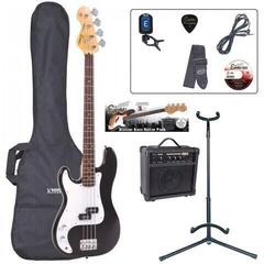 Encore EBP-LHE4BLK Bass Guitar Left Hand Outfit Black Encore EBP-LHE4BLK Bass Guitar Left Hand Outfit Black