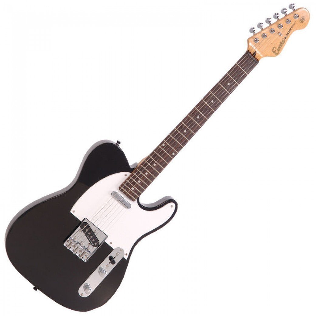 Elektrische gitaar Encore E2 Gloss Black