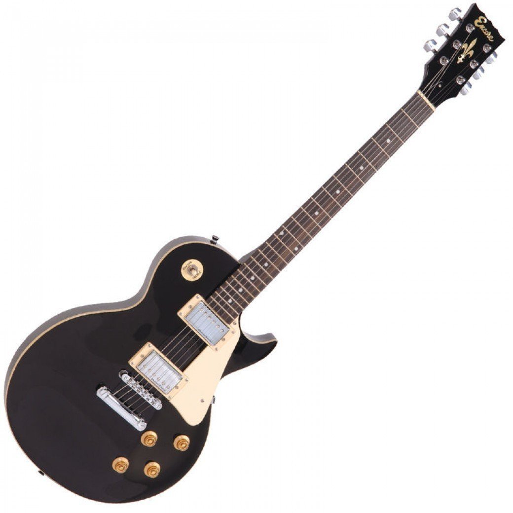 Elektromos gitár Encore E99 Gloss Black
