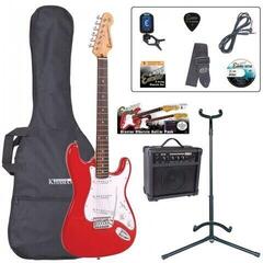 Encore EBP-E6RED Electric Guitar Outfit Red