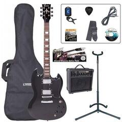 Encore EBP-E69BLK Electric Guitar Outfit Gloss Black (B-Stock) #923622
