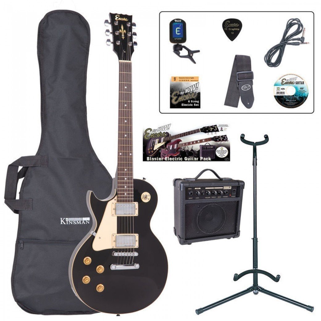 Elektrická kytara Encore EBP E99 LH Gloss Black