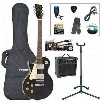 Elektrická gitara Encore EBP E99 LH Gloss Black - 1