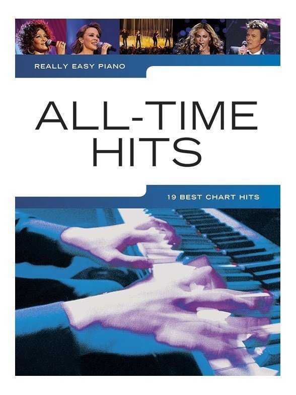 Noder til klaverer Hal Leonard Really Easy Piano: All-Time Hits Musik bog