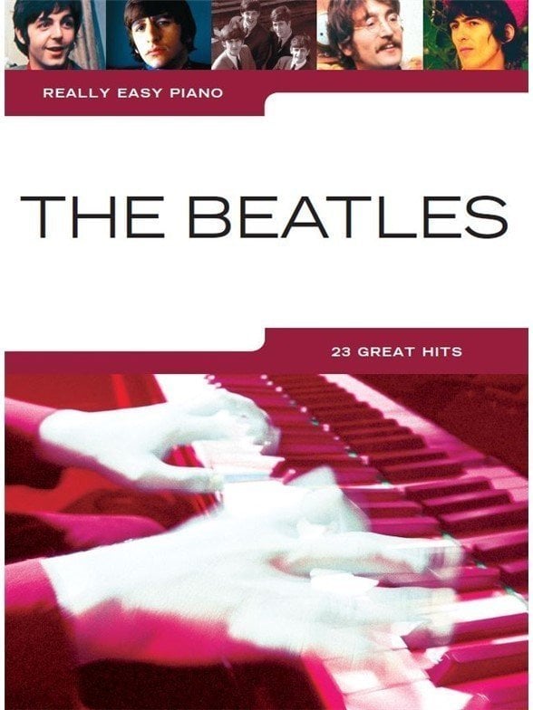 Noder til klaverer Hal Leonard Really Easy Piano: The Beatles Musik bog