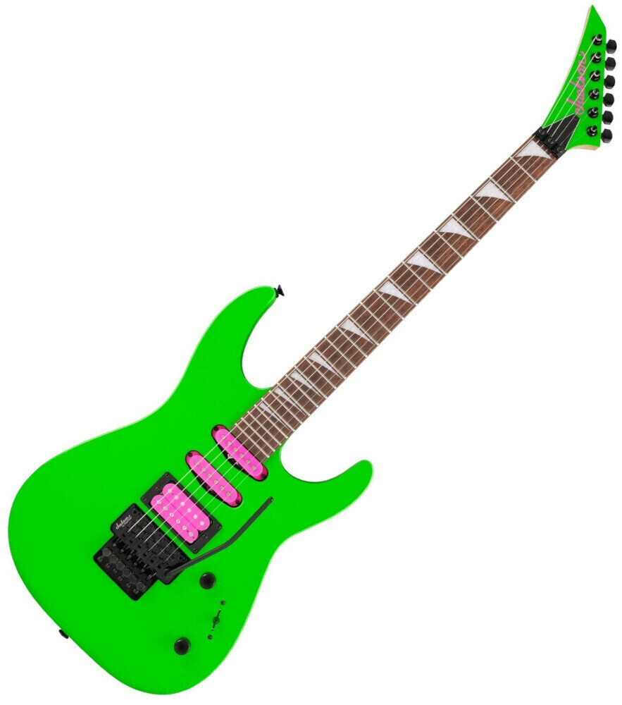 Guitare électrique Jackson X Series Dinky DK3XR HSS IL Neon Green