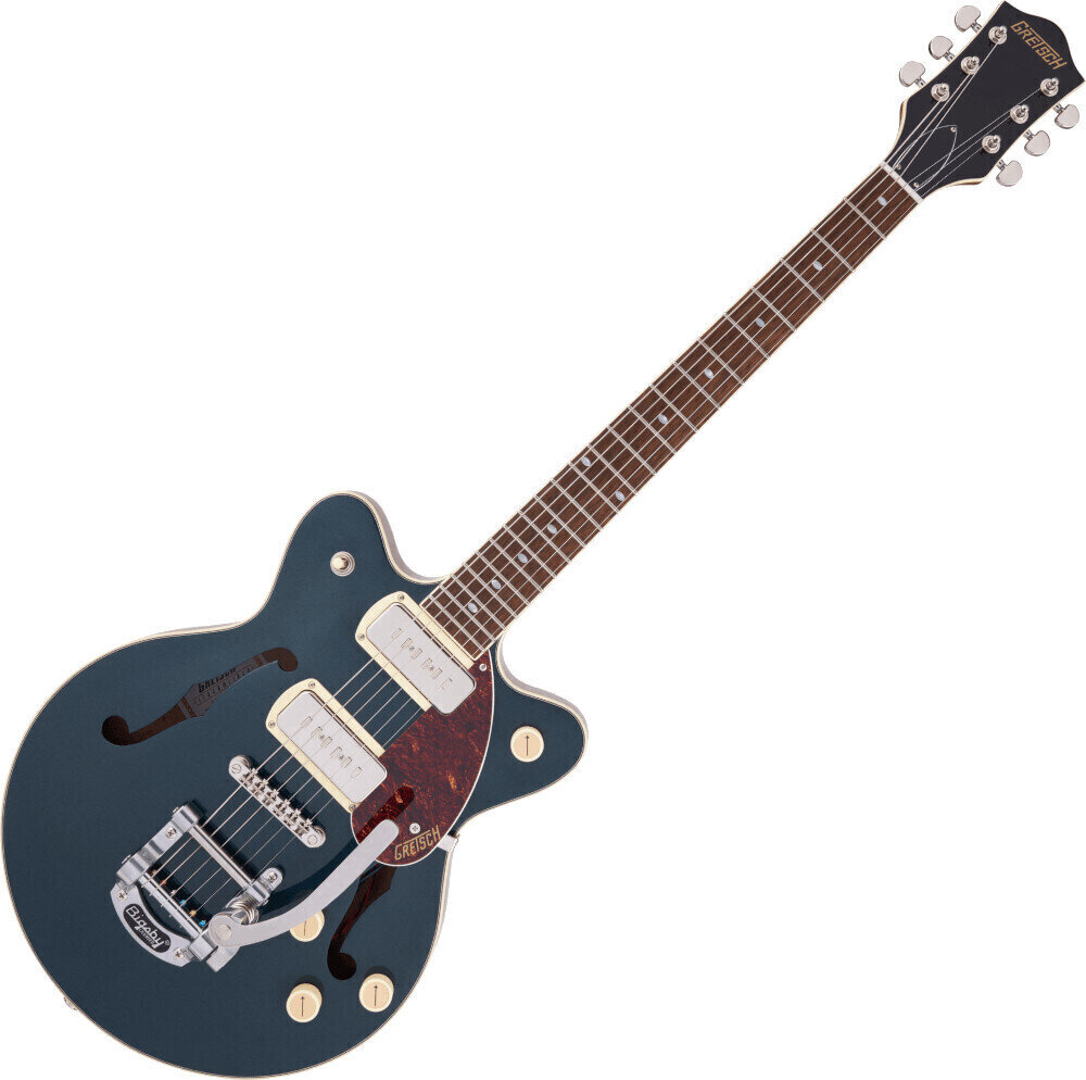 Guitare semi-acoustique Gretsch G2655T-P90 Streamliner Center Block Jr P90 IL Two-Tone Midnight Sapphire